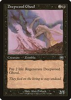 Glossy Finish Mercadian Masques Deepwood Ghoul ( #131 )