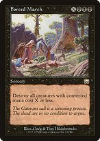 Glossy Finish Mercadian Masques Forced March ( #136 )