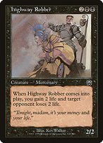 Glossy Finish Mercadian Masques Highway Robber ( #139 )
