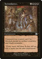 Glossy Finish Mercadian Masques Intimidation ( #142 )