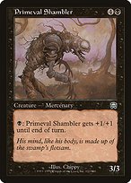Glossy Finish Mercadian Masques Primeval Shambler ( #152 )