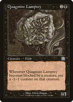 Glossy Finish Mercadian Masques Quagmire Lamprey ( #154 )