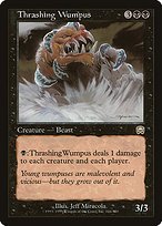 Glossy Finish Mercadian Masques Thrashing Wumpus ( #166 )