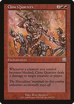 Glossy Finish Mercadian Masques Close Quarters ( #184 )