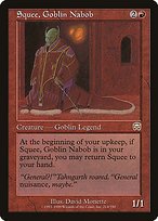 Glossy Finish Mercadian Masques Squee, Goblin Nabob ( #214 )