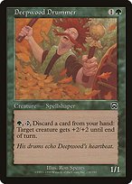 Glossy Finish Mercadian Masques Deepwood Drummer ( #239 )