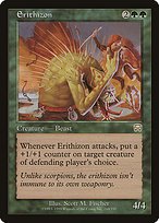 Glossy Finish Mercadian Masques Erithizon ( #244 )