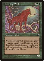 Glossy Finish Mercadian Masques Howling Wolf ( #252 )