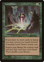 Glossy Finish Mercadian Masques Land Grant ( #255 )