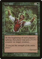 Glossy Finish Mercadian Masques Ley Line ( #256 )