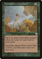 Glossy Finish Mercadian Masques Spontaneous Generation ( #274 )