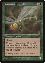Glossy Finish Mercadian Masques Venomous Dragonfly ( #282 )