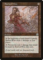 Glossy Finish Mercadian Masques Barbed Wire ( #287 )