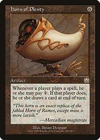 Glossy Finish Mercadian Masques Horn of Plenty ( #298 )