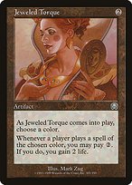 Glossy Finish Mercadian Masques Jeweled Torque ( #301 )