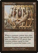 Glossy Finish Mercadian Masques Monkey Cage ( #307 )