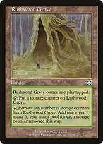 Glossy Finish Mercadian Masques Rushwood Grove ( #325 )