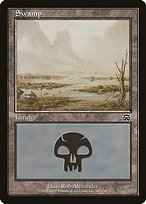 Glossy Finish Mercadian Masques Swamp ( #340 )
