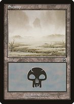 Glossy Finish Mercadian Masques Swamp ( #341 )