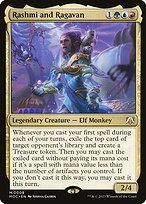Matte Finish March of the Machine Commander Rashmi and Ragavan ( #8 )