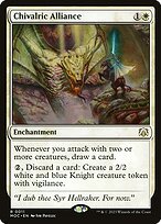 Matte Finish March of the Machine Commander Chivalric Alliance ( #11 )