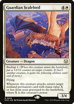 Matte Finish March of the Machine Commander Guardian Scalelord ( #16 )