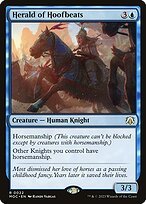Matte Finish March of the Machine Commander Herald of Hoofbeats ( #22 )