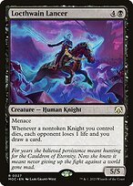 Matte Finish March of the Machine Commander Locthwain Lancer ( #27 )