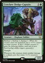 Matte Finish March of the Machine Commander Conclave Sledge-Captain ( #36 )
