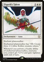 Matte Finish March of the Machine Commander Elspeth's Talent ( #72 )