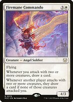 Matte Finish March of the Machine Commander Firemane Commando ( #73 )