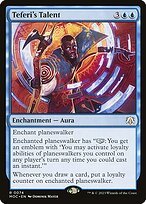 Matte Finish March of the Machine Commander Teferi's Talent ( #74 )