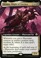 Matte Finish March of the Machine Commander Brimaz, Blight of Oreskos ( #89 )