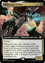 Matte Finish March of the Machine Commander Moira and Teshar ( #93 )