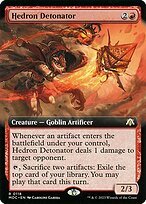 Matte Finish March of the Machine Commander Hedron Detonator ( #118 )