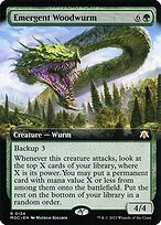 Matte Finish March of the Machine Commander Emergent Woodwurm ( #124 )