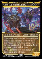 Matte Finish March of the Machine Commander Goro-Goro and Satoru ( #448 )