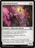 Glossy Finish March of the Machine Phyrexian Censor ( #31 )