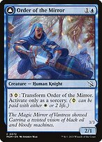 Glossy Finish March of the Machine Order of the Mirror // Order of the Alabaster Host ( #72 )
