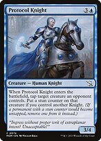 Glossy Finish March of the Machine Protocol Knight ( #74 )
