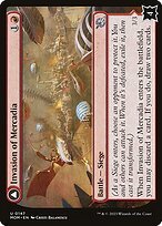 Glossy Finish March of the Machine Invasion of Mercadia // Kyren Flamewright ( #147 )