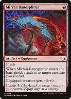 Glossy Finish March of the Machine Mirran Banesplitter ( #154 )