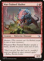 Glossy Finish March of the Machine War-Trained Slasher ( #172 )