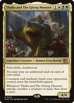 Glossy Finish March of the Machine Thalia and The Gitrog Monster ( #255 )