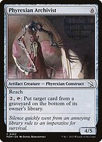 Glossy Finish March of the Machine Phyrexian Archivist ( #262 )