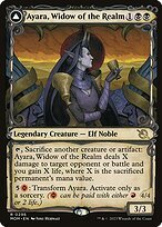 Glossy Finish March of the Machine Ayara, Widow of the Realm // Ayara, Furnace Queen ( #296 )