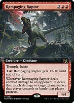 Glossy Finish March of the Machine Rampaging Raptor ( #366 )
