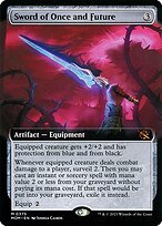 Glossy Finish March of the Machine Sword of Once and Future ( #375 )