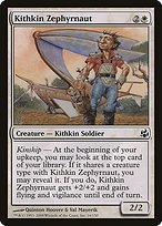 Matte Finish Morningtide Kithkin Zephyrnaut ( #16 )