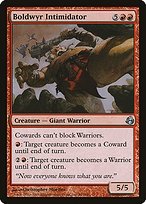 Matte Finish Morningtide Boldwyr Intimidator ( #86 )